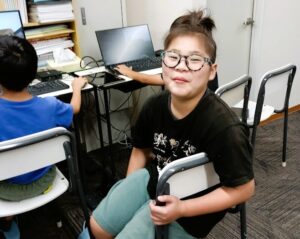 久留米市 学習塾 イノセント久留米中央教室 冬期講習 教室の様子