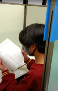 久留米市 学習塾 イノセント 久留米中央教室 冬期講習 教室の様子