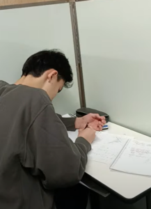 久留米市 学習塾 イノセント 久留米中央教室 冬期講習 教室の様子