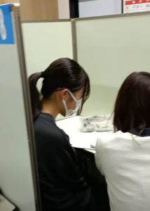 久留米市 学習塾 イノセント久留米中央教室 冬期講習 教室の様子