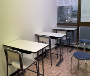 小郡市の個別指導学習塾イノセント小郡教室の授業ブース