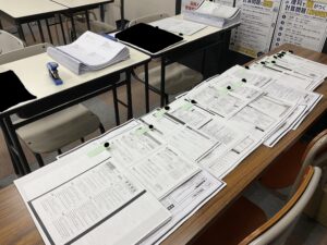 【八代教室】夏期講習の準備中②