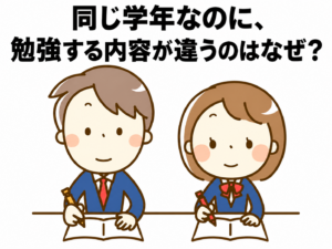 【八代教室】同じ学年なのに、勉強する内容が違うのはなぜ？