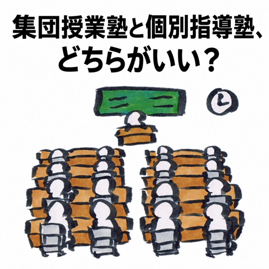 【八代教室】集団授業塾と個別指導塾、どちらがいい？